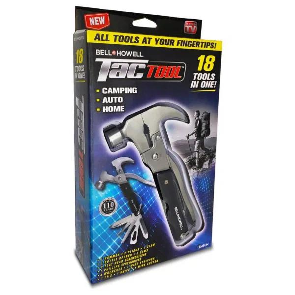 Bell + Howell Bell+Howell Tac Tool 18-in-1 Stainless Steel Multi-Tool