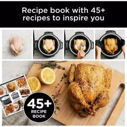 Ninja Foodi Deluxe 8 qt. Electric Pressure Cooker and Air Fryer, Stainless Steel thumbnail 7