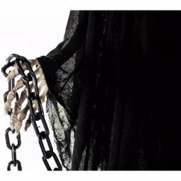 Haunted Hill Farm 5.5 ft. Moaning Grim Reaper Animatronic Halloween Prop thumbnail 2
