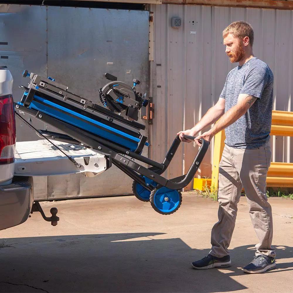 Delta Cruzer 7 in. Wet Tile Saw with Portable Folding Stand, 13 Amp, 24 in. Rip Capacity