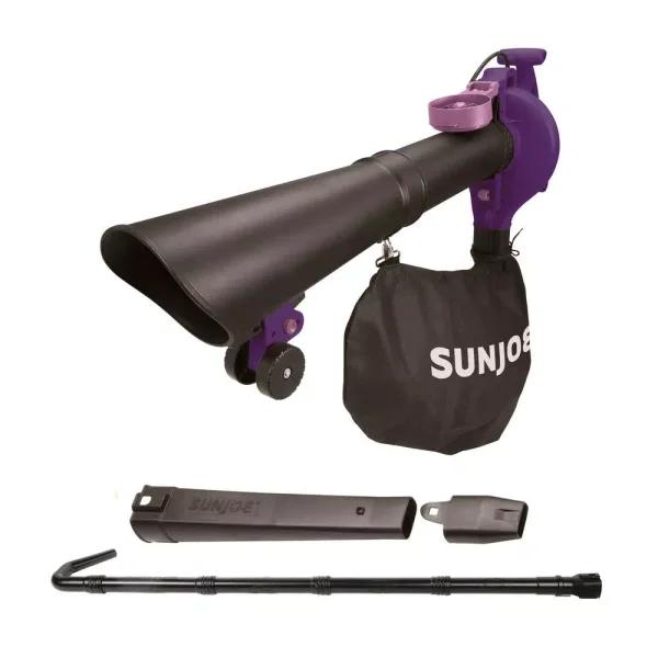Sun Joe Blower Joe SBJ606E 4-in-1 Electric Handheld Blower, Vacuum, Mulcher & Gutter Cleaner, 250 MPH, 14 Amp