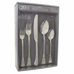 Gibson Elite Monteverdi 20-Piece Stainless Steel Flatware Set, Service for 4 thumbnail 1