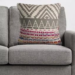 LR Resources Bohemian Geometric Multicolored Throw Pillow, 18 x 18 in. Cotton Blend thumbnail 3