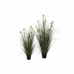 Tripar International, Inc White Daisy in Wild Grass Artificial Floral Arrangement Set of 2 thumbnail 1
