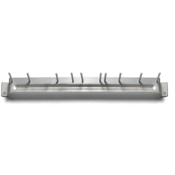 Carlisle 17 in. Aluminum Color-Coded Brush Rack, 10-Slot Holder (Case of 12)