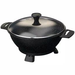 Starfrit The Rock Electric Multi-Pot Wok with Nonstick Cast-Aluminum Body and Bakelite Handles thumbnail 1