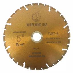 Whirlwind USA 5 in. Segmented Diamond Blade for Metal and Plastic Cutting thumbnail 1