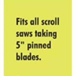 RYOBI 4-Piece Regular Tooth Scroll Saw Blades, 20 TPI, High Carbon Steel thumbnail 4