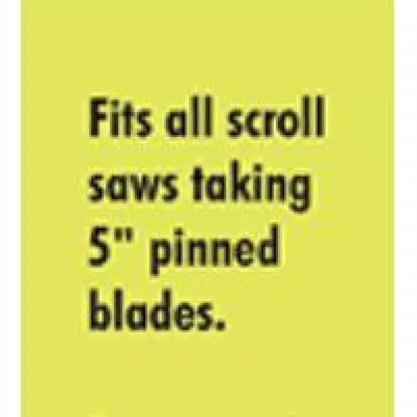 RYOBI 4-Piece Regular Tooth Scroll Saw Blades, 20 TPI, High Carbon Steel