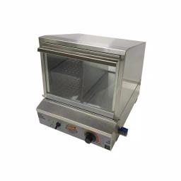 Paragon Pro Series Stainless Steel Hot Dog Steamer, 8 Qt. Capacity, 200 Hot Dog Capacity thumbnail 1