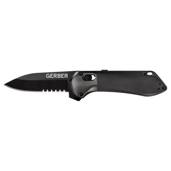 Gerber Highbrow Compact Assisted Opening Pocket Knife, 2.8 in. Drop Point Blade