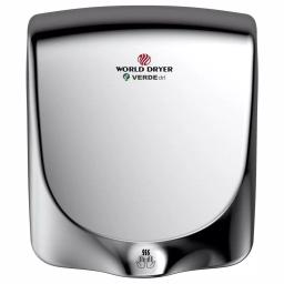 World Dryer VERDEdri V2 High-Speed Electric Hand Dryer - Polished Stainless Steel thumbnail 3