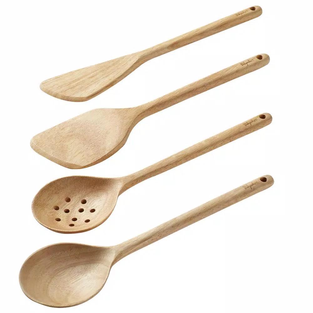 Ayesha Curry 4-Piece Parawood Cooking Tool Set