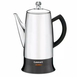Cuisinart 12-Cup Classic Stainless Steel Percolator, Black thumbnail 1
