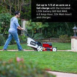 Toro 22 in. Recycler 60V Max Cordless Battery Push Lawn Mower - Tool Only thumbnail 4