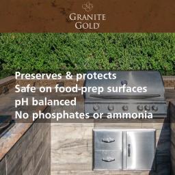 Granite Gold Outdoor Stone Cleaner, 24 oz. Professional Strength Natural Stone Spray thumbnail 5