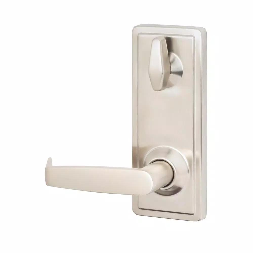 Sure-Loc Hardware Sure-Loc Interconnect Satin Stainless Passage Door Lock Handle Set, ANSI Grade 2