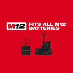 Milwaukee M12 FUEL 3/8 in. Stubby Impact Wrench & Ratchet Combo Kit with Two 3.0 Ah Batteries thumbnail 5