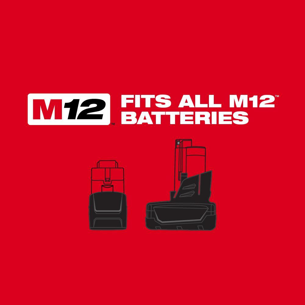 Milwaukee M12 FUEL 3/8 in. Stubby Impact Wrench & Ratchet Combo Kit with Two 3.0 Ah Batteries