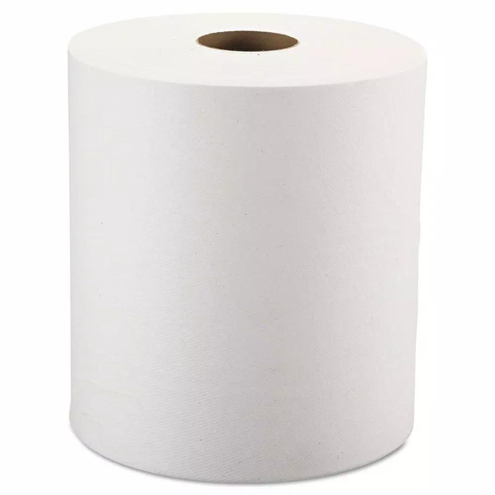 Windsoft Hardwound Roll Towels, 8 in. x 800 ft, White, 1-Ply (6 Rolls per Carton)