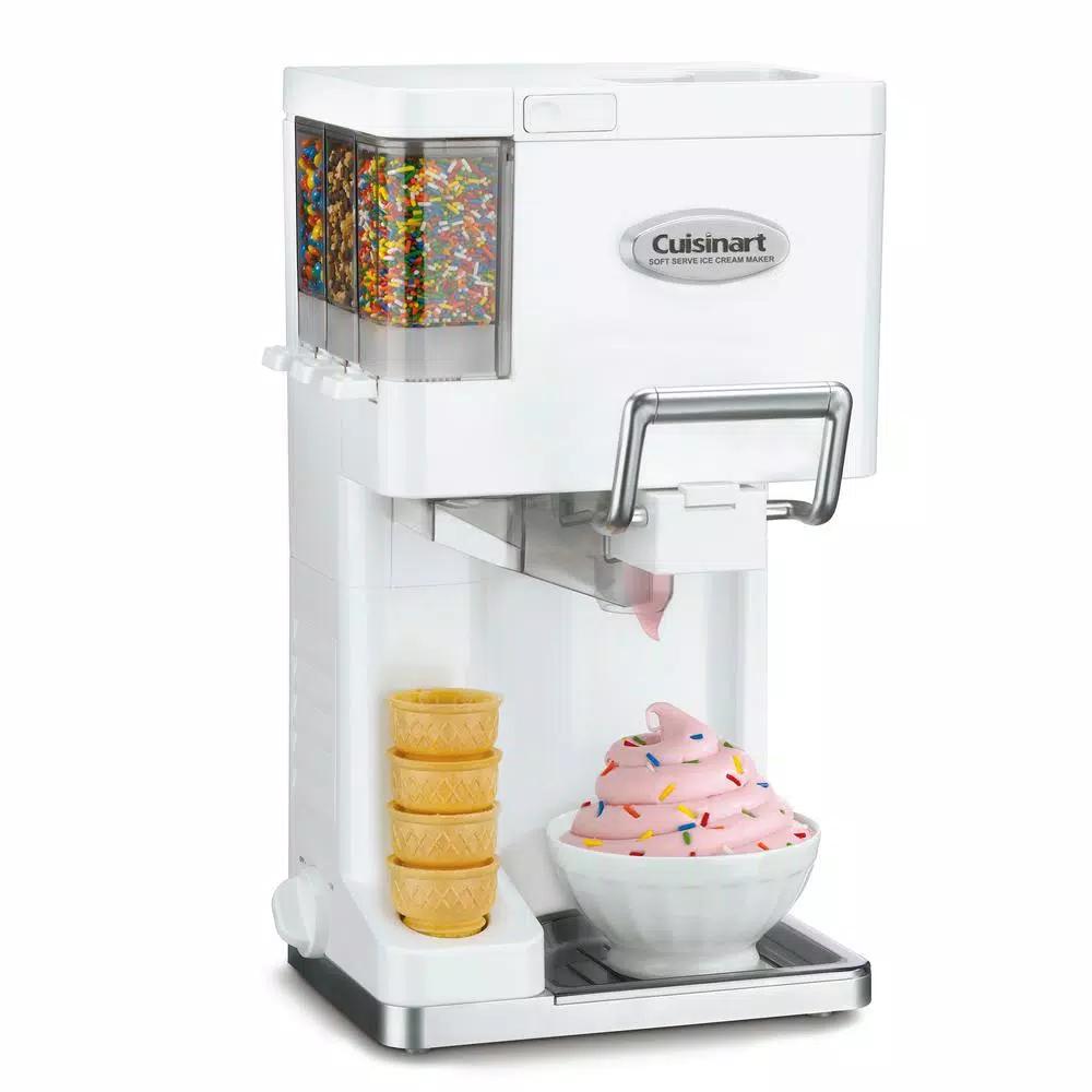 Cuisinart Mix-It-In 1.5 Qt. Soft Serve Ice Cream Maker, White
