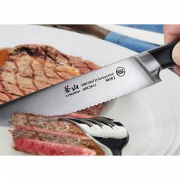 Cangshan V2 Series 5 in. Steak Knife Set with Acacia Wood Block, 9-Piece Set thumbnail 8