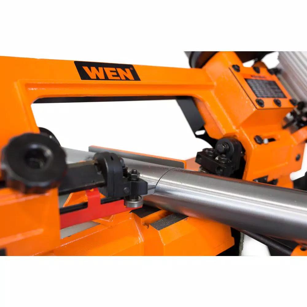 WEN 4.6 Amp Metal-Cutting Band Saw with Stand, 4 in. x 6 in. Capacity, Variable Speed