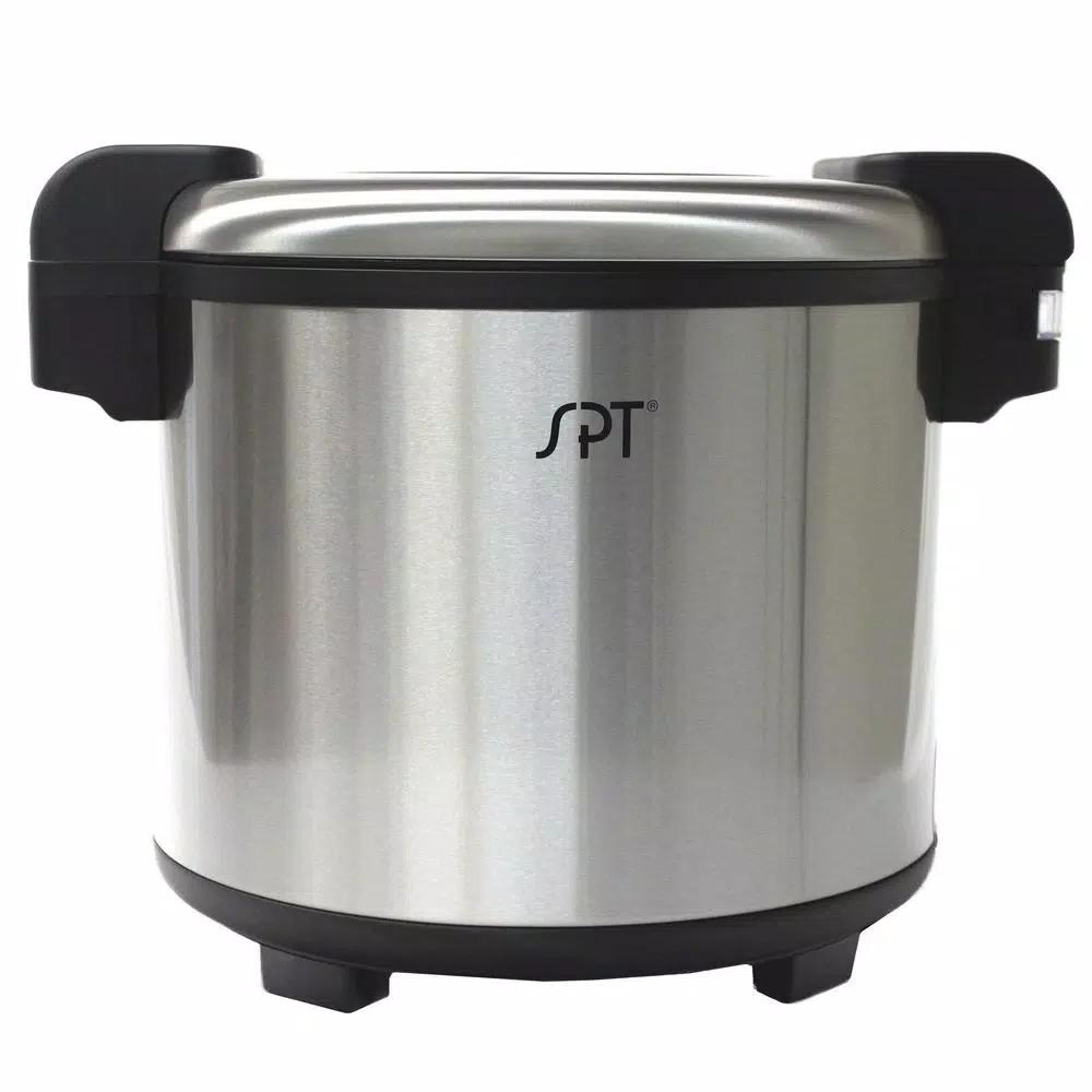 SPT 21.1 Qt. Stainless Steel Heavy Duty Rice Warmer, 160 Cup Capacity