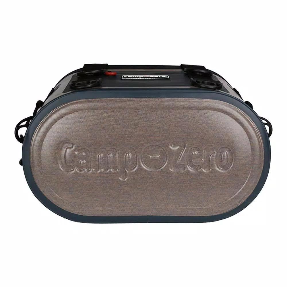 Camp-Zero 13.9 Qt. 20-Can Soft Cooler - Beige and Blue