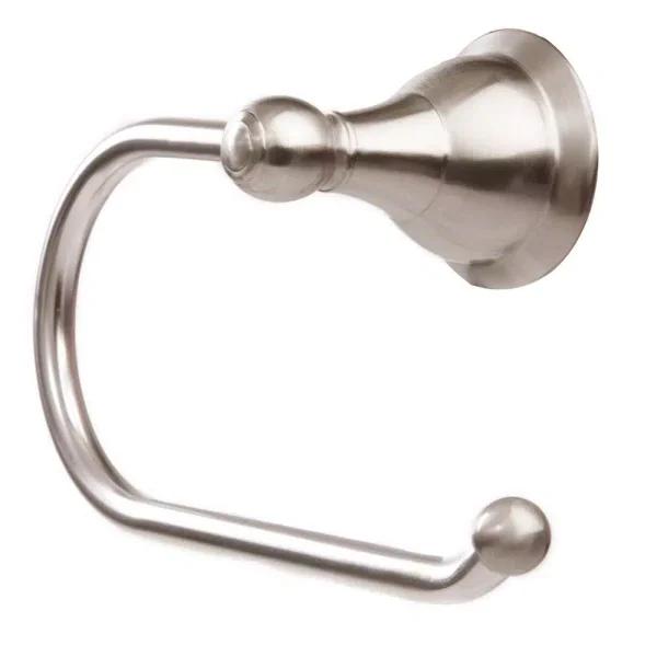 ARISTA Summit C-Style Single Post Toilet Paper Holder in Satin Nickel