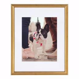 Kate and Laurel Adlynn Gold Picture Frame Set, 11 x 14 in. and 8 x 10 in. with Mats, Set of 4 thumbnail 2