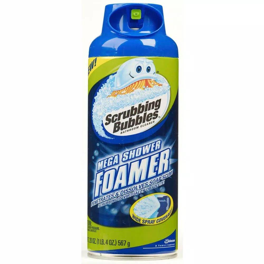 Scrubbing Bubbles Mega Shower Foamer Bathroom Cleaner, 20 oz (8-Pack)
