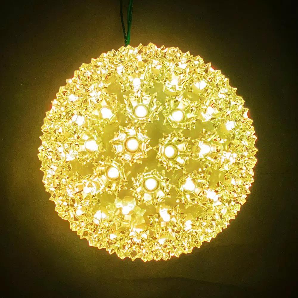 HOLIDYNAMICS HOLIDAY LIGHTING SOLUTIONS 7.5 in. Dynamic RGB Premier Orb - Multi-Color LED Lighted Sculpture