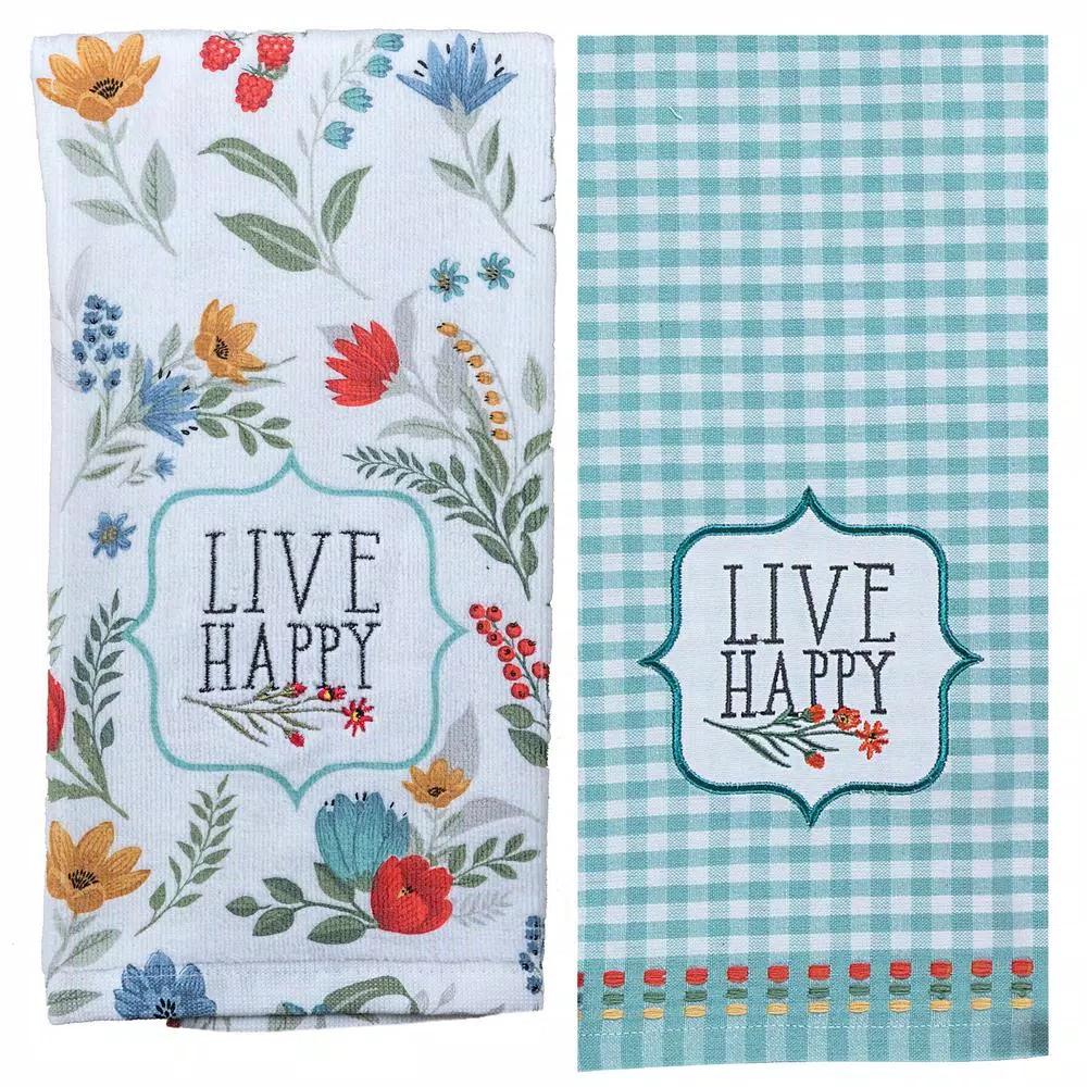 Kay Dee Blooming Thoughts Cotton Multi Kitchen Textile Set - 4 Piece Floral Set