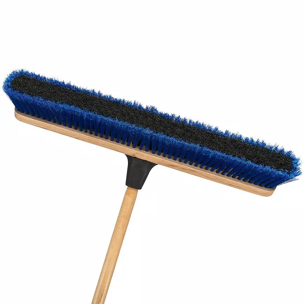 Harper 24 in. Indoor/Outdoor All-Purpose Push Broom with 60 in. Hardwood Handle