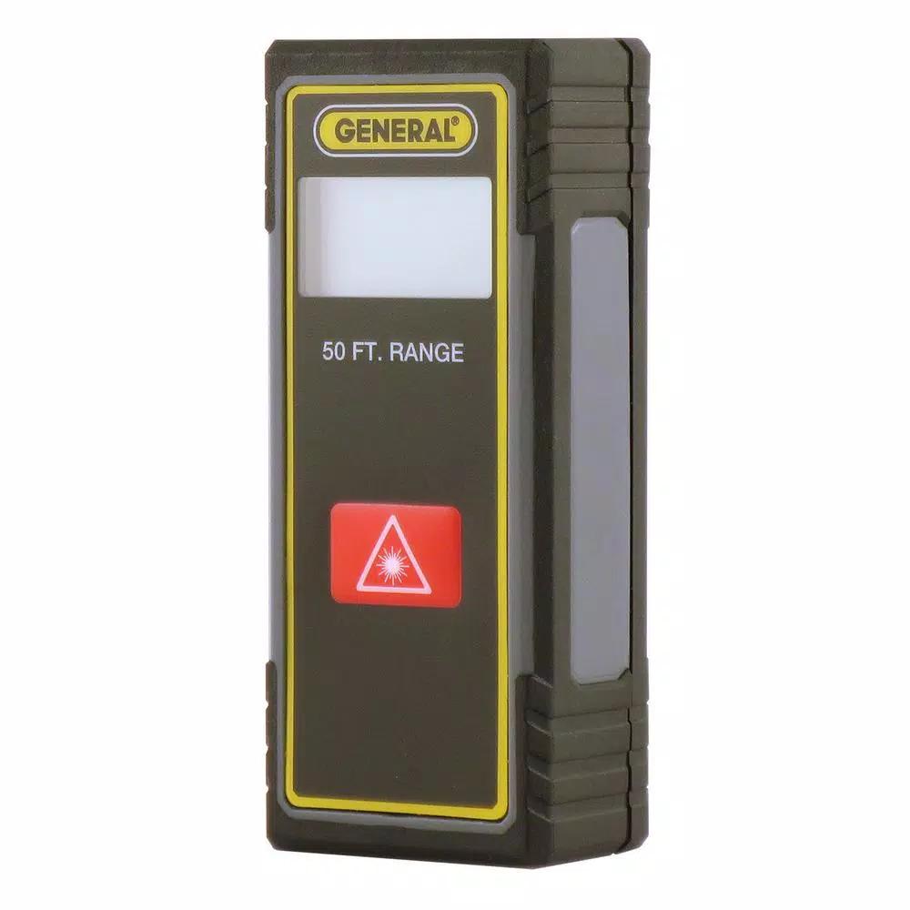 General Tools LDM1 50 ft. Compact Laser Measure, Digital Handheld Measuring Tool