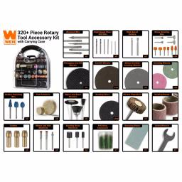 WEN 320-Piece Rotary Tool Accessory Kit with Carrying Case thumbnail 3