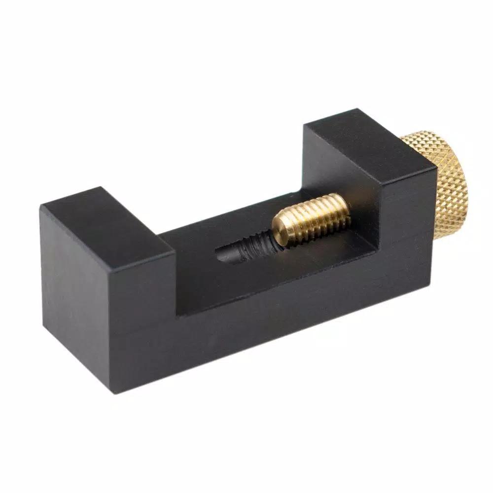 POWERTEC Anodized Aluminum Ruler Marking Guide for Woodworking, Fits 7/8 in. to 1-1/8 in. Widths