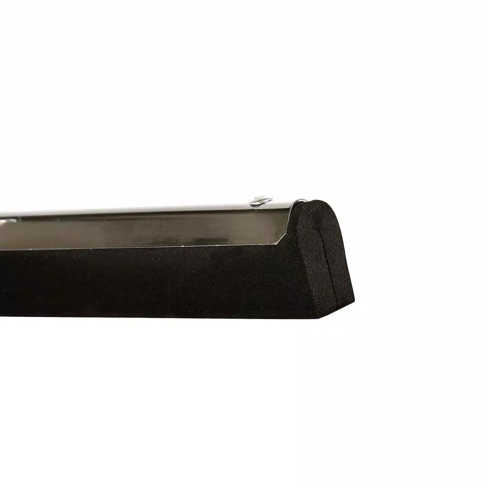 Alpine Industries 18 in. Dual Moss Rubber Professional Locking Floor Squeegee, Black