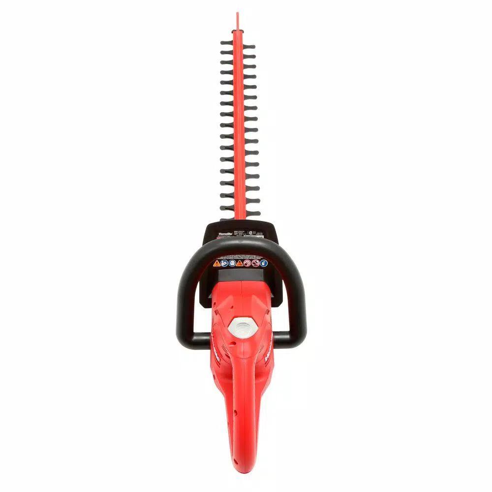 Homelite 22 in. 3.7 Amp Electric Hedge Trimmer with HedgeSweep Debris Shield