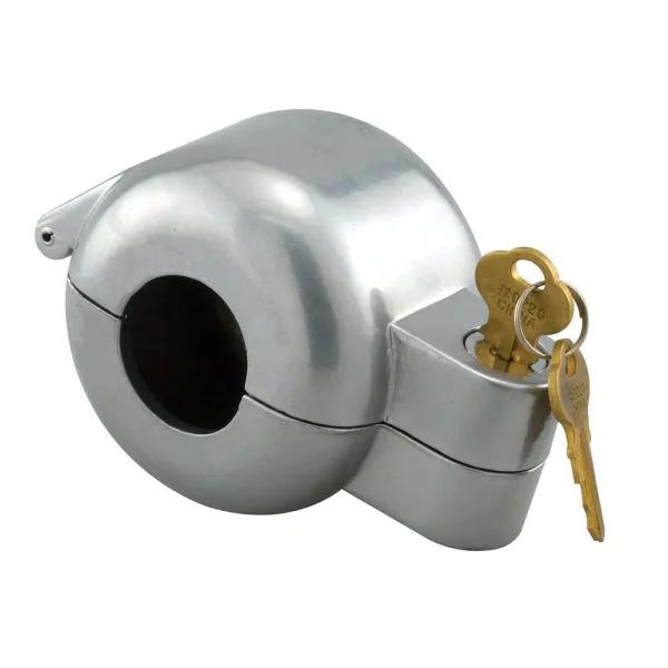 Prime-Line Diecast Door Knob Lock-Out Device, Gray Painted, Keyed Alike