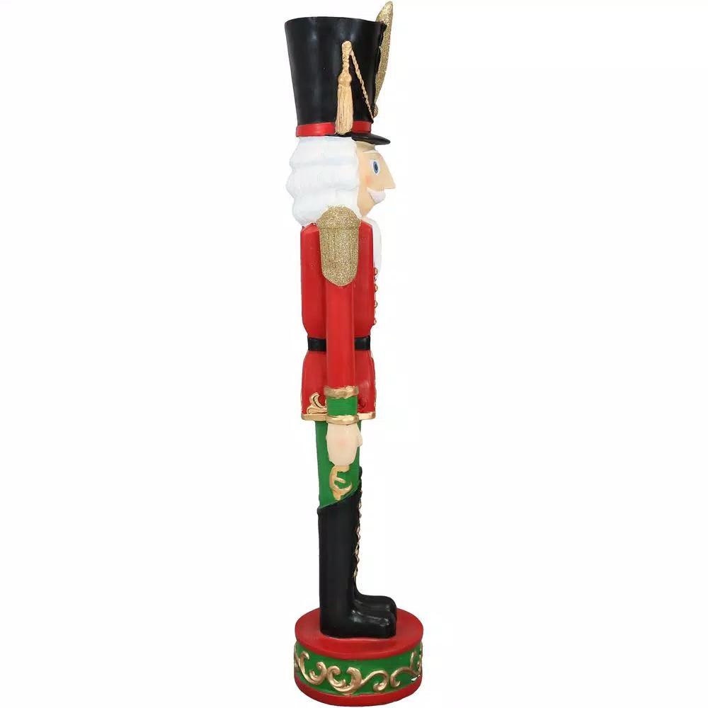 Sunnydaze Decor 37.5 in. Kristoff Nutcracker Soldier Christmas Sculpture (Set of 2)