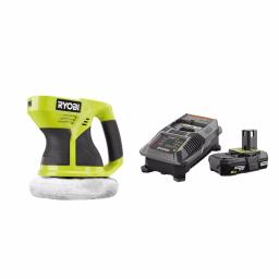 RYOBI 18V ONE+ Cordless 6 in. Buffer Kit with 2.0 Ah Battery and Charger thumbnail 1