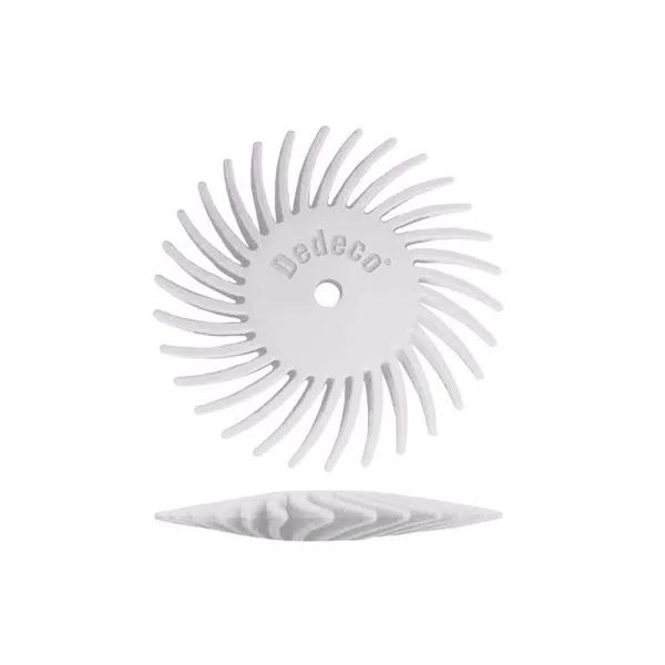Dedeco Sunburst 120-Grit Radial Discs, 7/8 in. x 1/16 in. Knife-Edge Rotary Polishing Tool (48-Pack)