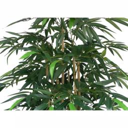 Vintage Home 72 in. Artificial Bamboo Tree with Wicker Planter Set of 2 thumbnail 3