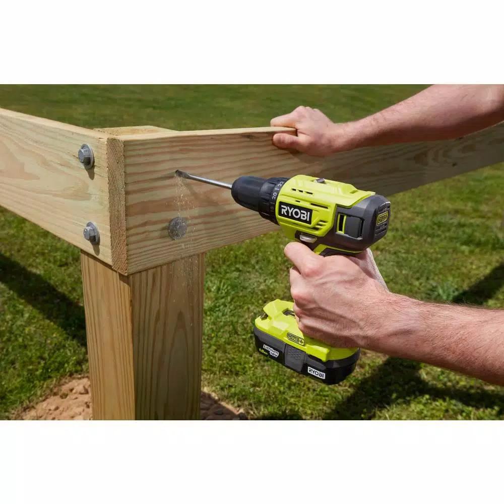 RYOBI 18V ONE+ Cordless 3-Tool Combo Kit with Drill/Driver, Impact Driver, and AirStrike 18-Gauge Brad Nailer