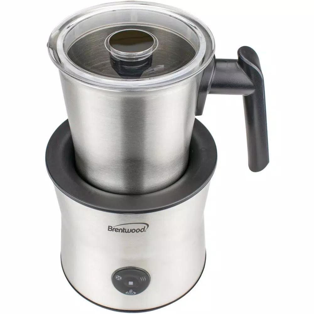 Brentwood Appliances Brentwood GA-401S 15 oz. Cordless Electric Milk Frother, Warmer and Hot Chocolate Maker - Silver