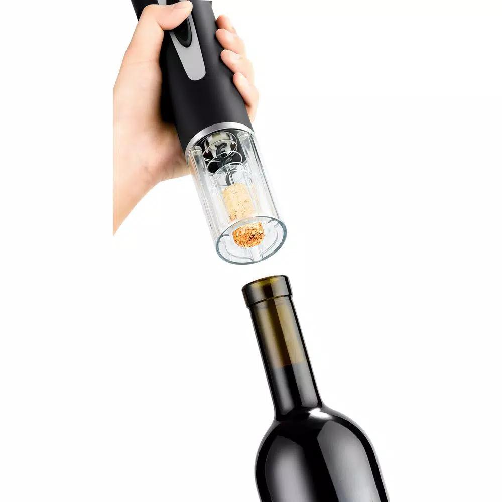 Ozeri Prestige II Cordless Electric Wine Bottle Opener with Foil Cutter and Lithium Battery