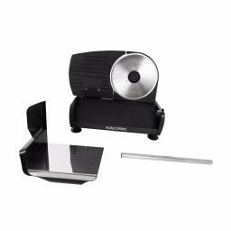 Unbranded Kalorik 200W Professional Food Slicer with 7.5 in. Stainless Steel Serrated Blade, Black thumbnail 4