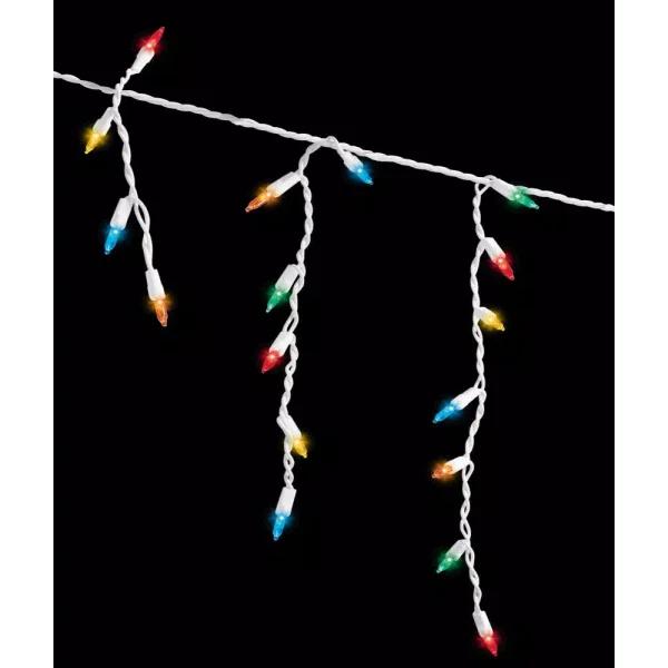Home Accents Holiday 300-Light Multi-Color Smooth LED Mini Icicle Lights, 4-Pack Set